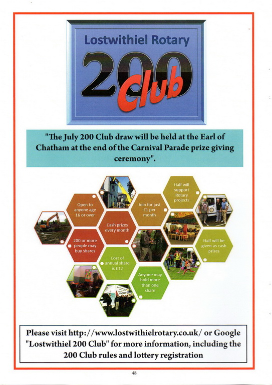 2014 Lostwithiel Carnival Programme Page 48